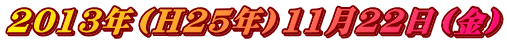 2013�N�i�g25�N�j11��22���i���j